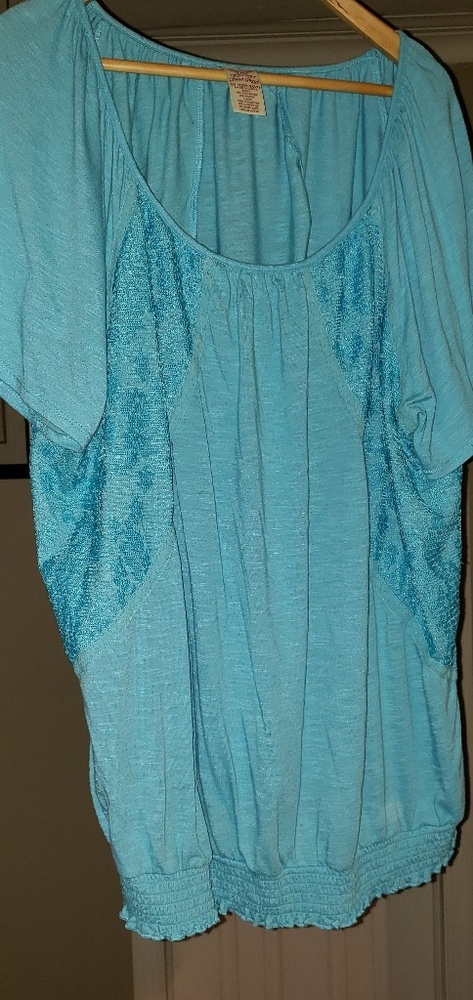 Faded glory 22/24 plus sz short sleeve blouse